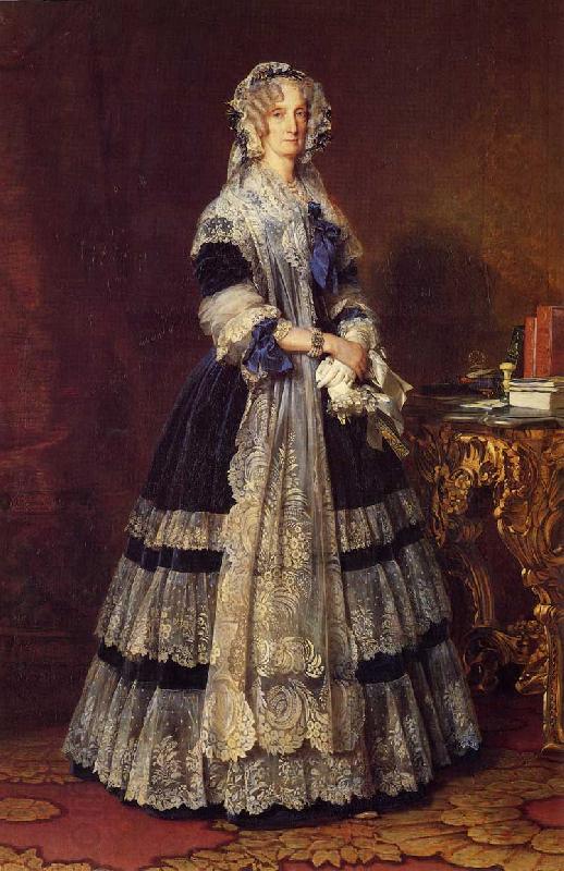 Franz Xaver Winterhalter Queen Marie Amelie China oil painting art